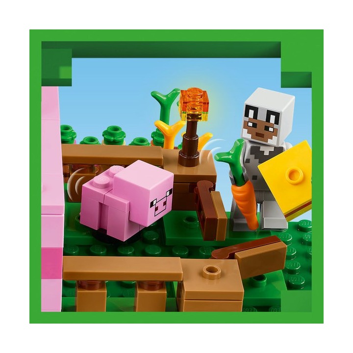 LEGO MINECRAFT -  LA CASA CERDO-BEBE | Set Construcción | Coleccionable