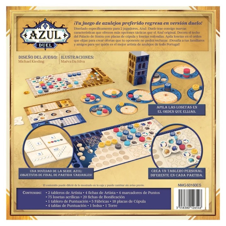 AZUL DUEL | Juego de Mesa Estrategia | Edición Coleccionista