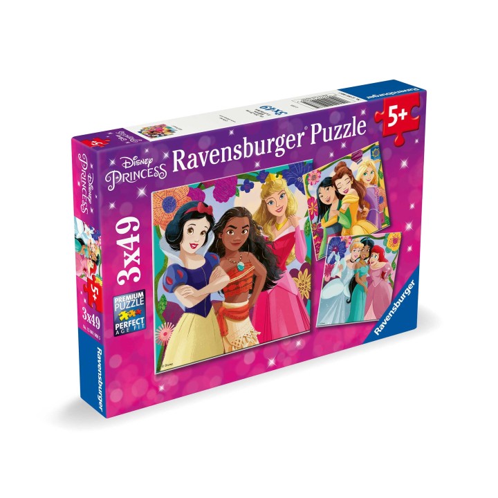 PUZZLE PRINCESAS DISNEY 3 X 49 PIEZAS | Puzzle Lógica | Comprar Online