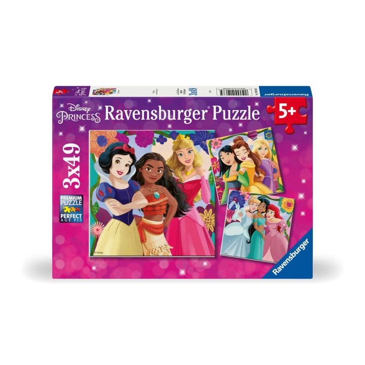 PUZZLE PRINCESAS DISNEY 3 X 49 PIEZAS | Puzzle Lógica | Comprar Online