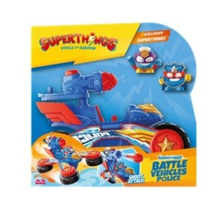 SUPERTHINGS - PLAYSET - BATTLE VEHICLES - POLICE | Figura Acción | Coleccionable