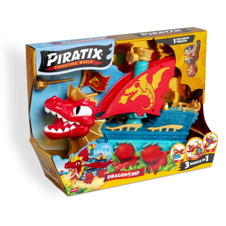PIRATIX - DRAGON SHIP | Figura Acción | Coleccionable