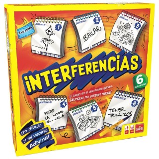 INTERFERENCIAS | Juego de Cartas Familiar | Juego de Palabras