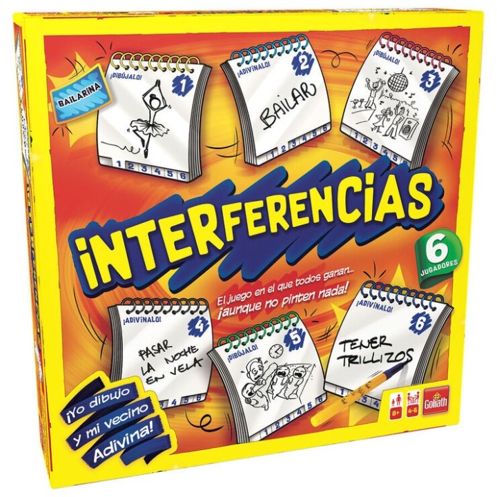 INTERFERENCIAS | Juego de Cartas Familiar | Juego de Palabras