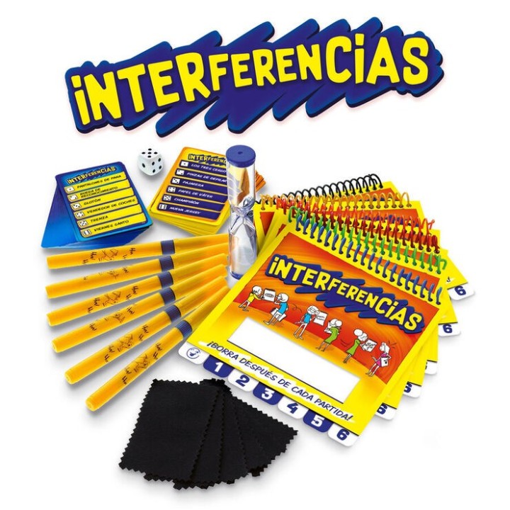INTERFERENCIAS | Juego de Cartas Familiar | Juego de Palabras
