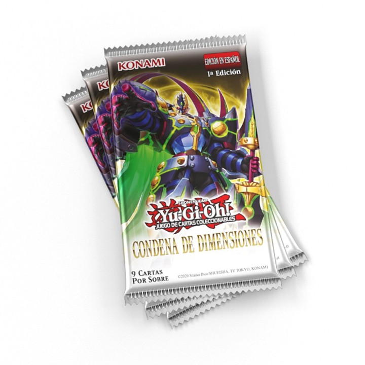 YUGIOH - DISPLAY 24 SOBRES CONDENA DE DIMENSIONES | TCG | Comprar Online