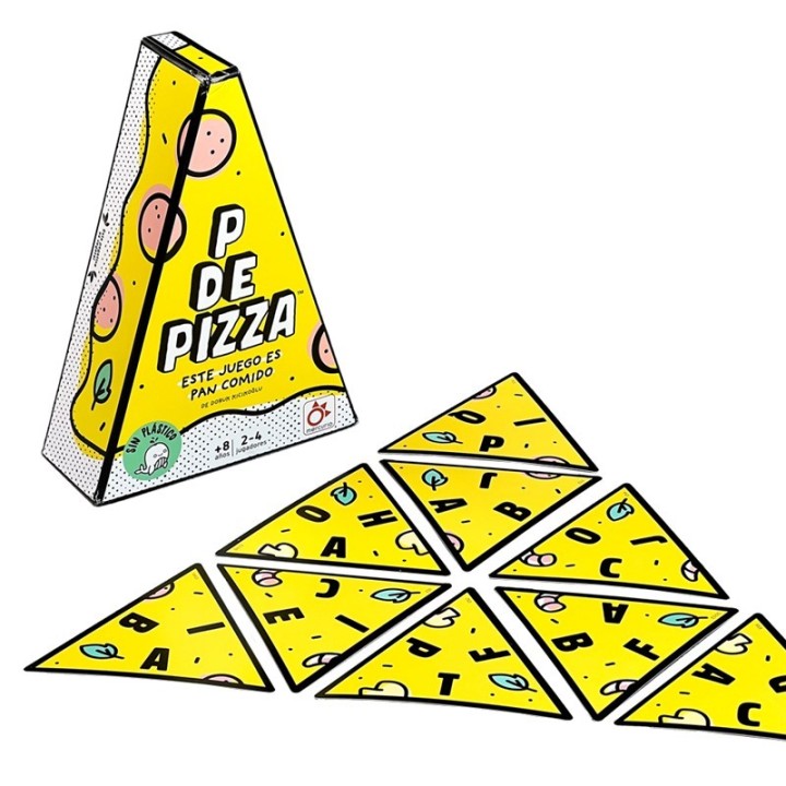 P DE PIZZA | Juego de Palabras | Juego de Cartas Familiar