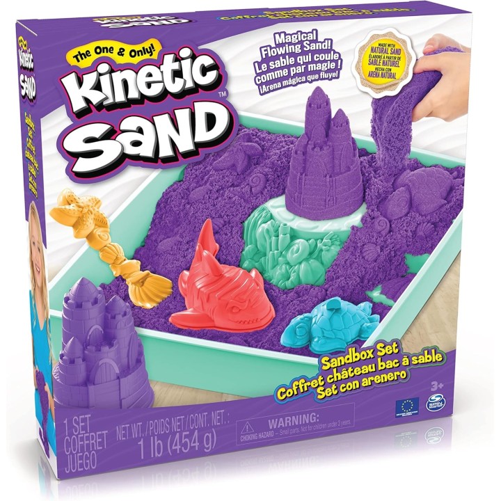 KINETIC SAND - SET CASTILLO DE ARENA SURTIDO | Manualidades | Juguete Bebé
