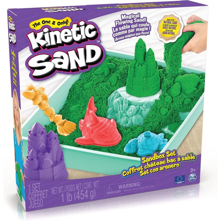 KINETIC SAND - SET CASTILLO DE ARENA SURTIDO | Manualidades | Juguete Bebé