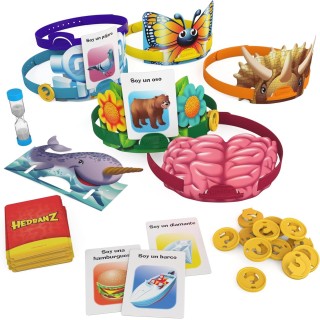 HEDBANZ 2ª ED. JUEGO DE PREGUNTAS RÁPIDAS | Juego de Habilidad | Juego de Cartas Familiar