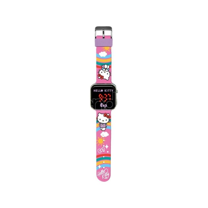RELOJ LED HELLO KITTY | Accesorio Juego de Mesa | Coleccionable