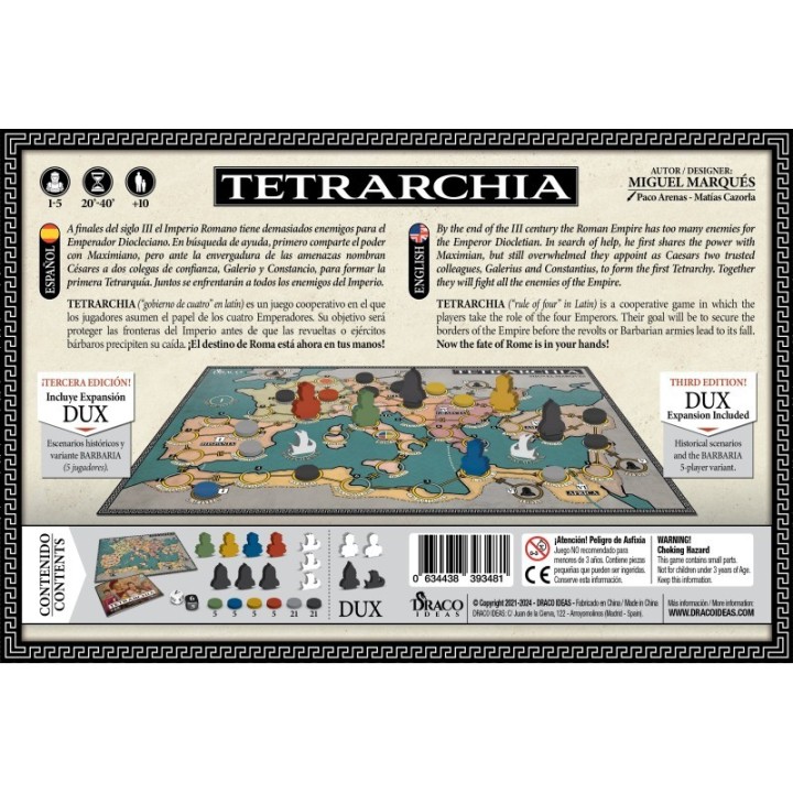 TETRARCHIA (ESP/ING.) | Juego Cooperativo | Juego de Mesa Estrategia