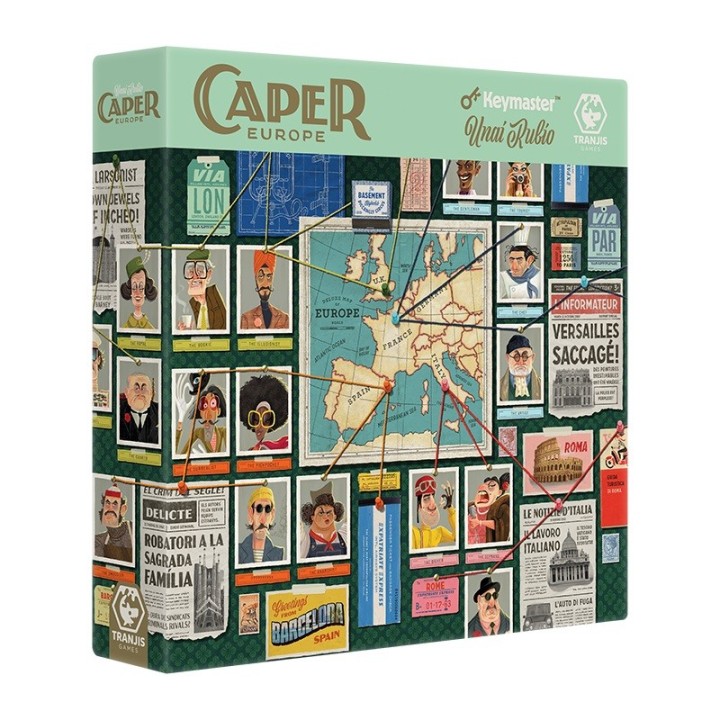 CAPER EUROPE | Juego de Cartas Familiar | Juego de Mesa Estrategia