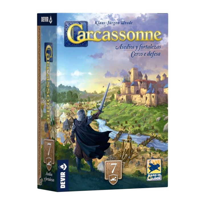 CARCASSONNE EXP.7 - ASEDIOS Y FORTALEZAS | Expansión Juego de Mesa | Juego de Mesa Estrategia