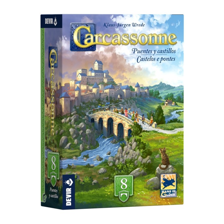 CARCASSONNE EXP.8 - PUENTES Y CASTILLOS | Expansión Juego de Mesa | Juego de Mesa Estrategia