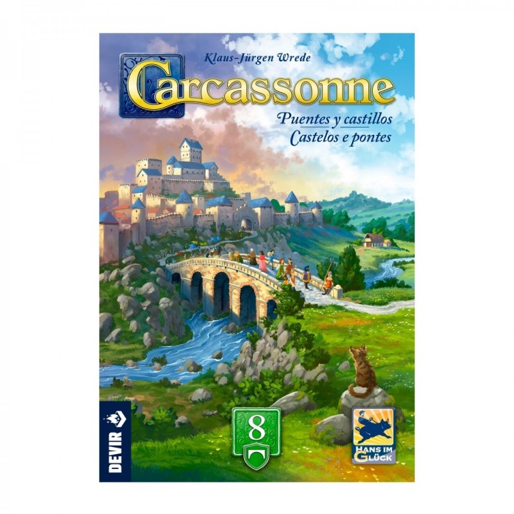 CARCASSONNE EXP.8 - PUENTES Y CASTILLOS | Expansión Juego de Mesa | Juego de Mesa Estrategia