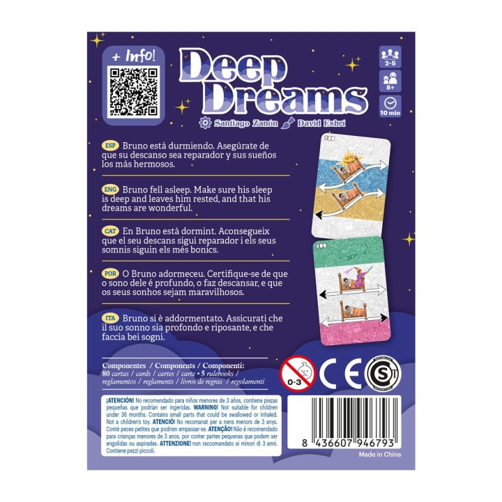 DEEP DREAMS | Juego de Cartas Familiar | Juego Cooperativo