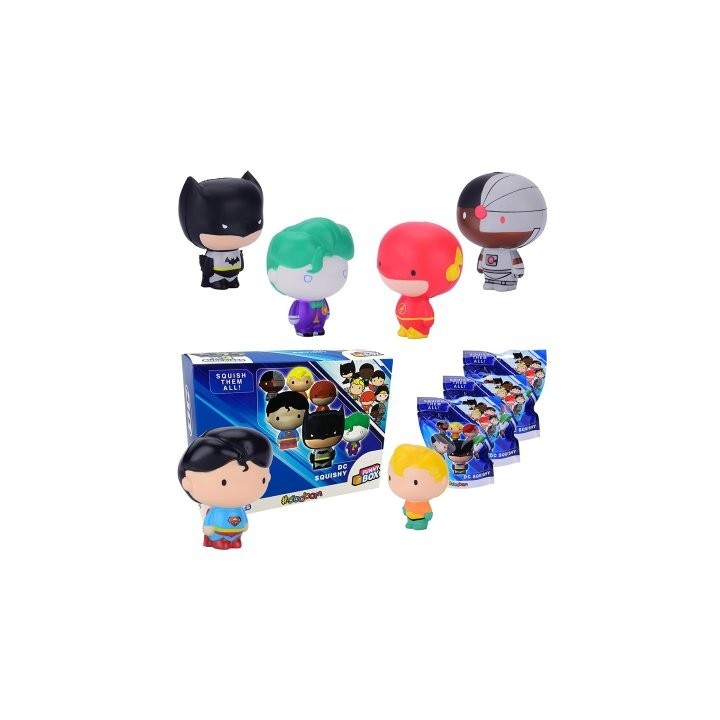 DISPLAY 6 DC SQUISHY COMIC | Figura Acción | Coleccionable