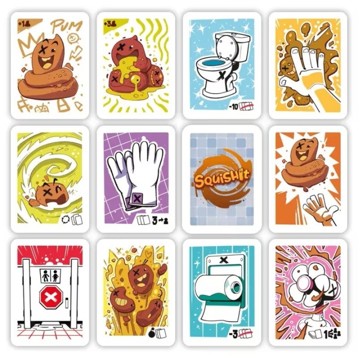 SQUISHIT | Juego de Mesa Familiar | Juego de Cartas Familiar