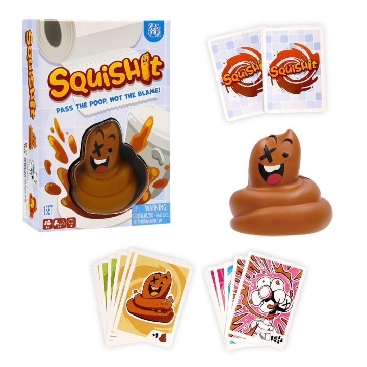 SQUISHIT | Juego de Mesa Familiar | Juego de Cartas Familiar