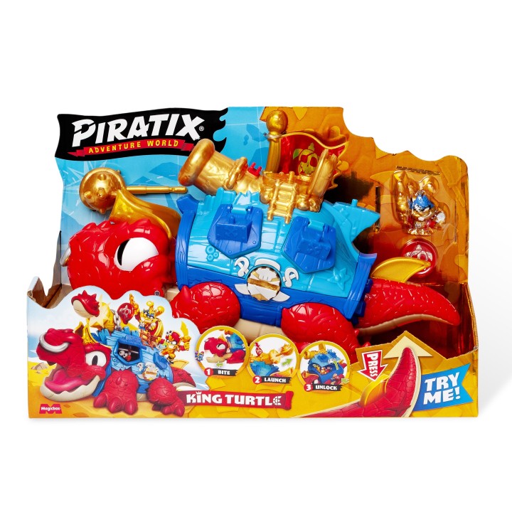 PIRATIX -KING TURTLE | Figura Acción | Coleccionable