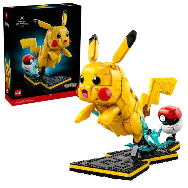 LEGO POKEMON - PIKACHU Y POKE BALL | Set Construcción | Coleccionable