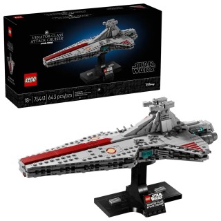 LEGO STAR WARS - CRUCERO DE ATAQUE CLASE VENATOR | Set Construcción | Edición Coleccionista