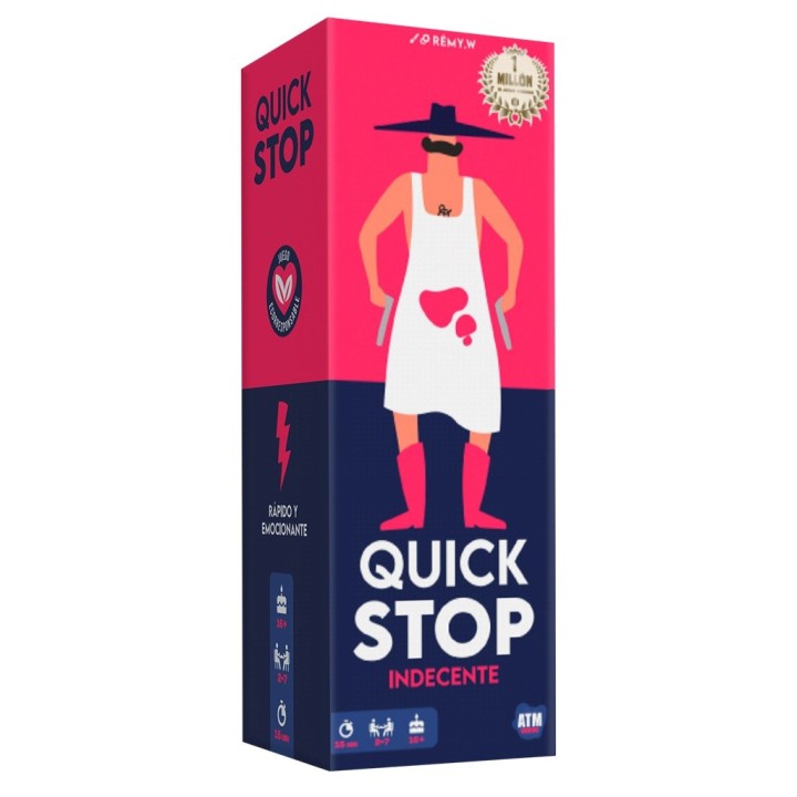 QUICK STOP INDECENTE | Juego de Cartas Familiar | Juego de Palabras