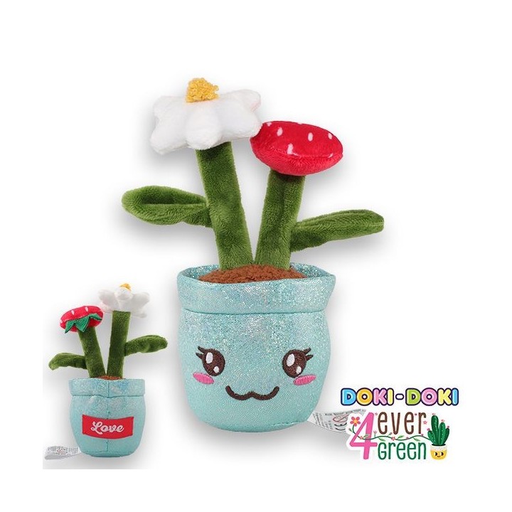 DISPLAY 6 DOKI DOKI 4 EVER GREEN | Peluche | Coleccionable