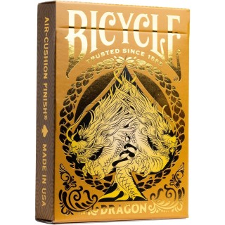 NAIPES - BARAJA BICYCLE GOLD DRAGON | Juego de Cartas Familiar | Edición Coleccionista