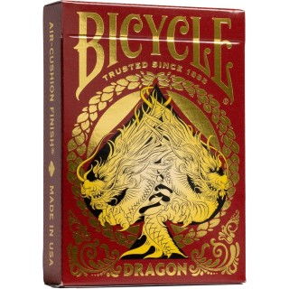 NAIPES - BARAJA BICYCLE RED DRAGON | Juego de Cartas Familiar | Edición Coleccionista