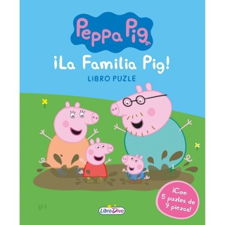 LIBRO PUZLE PEPPA PIG - ¡LA FAMILIA PIG! | Puzzle Lógica | Juego de Mesa Infantil