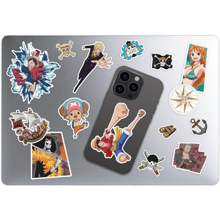 SET DE PEGATINAS REMOVIBLES ONE PIECE | Manualidades | Coleccionable