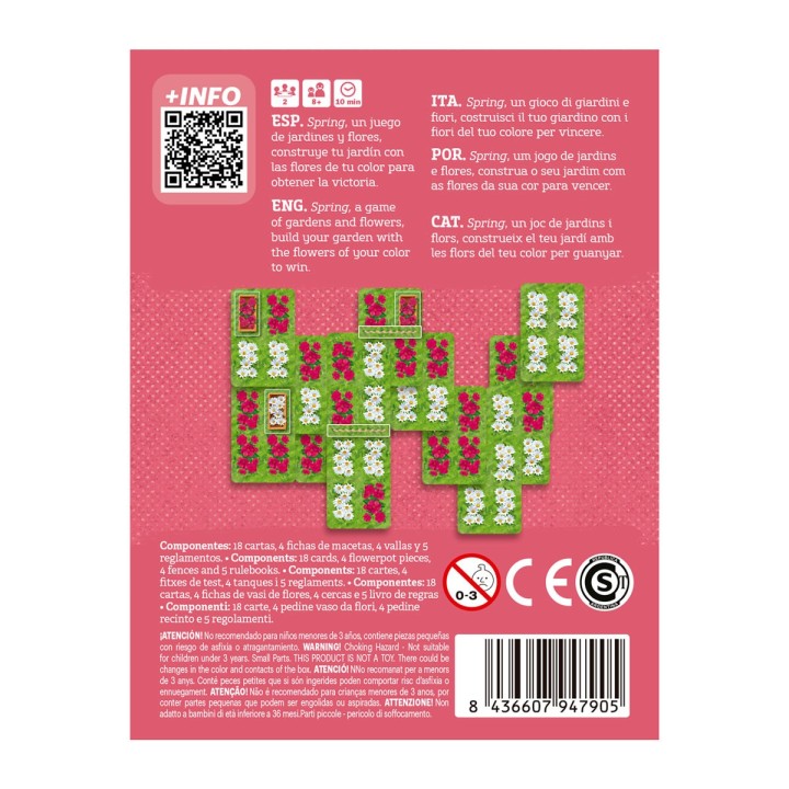 SPRING | Juego de Cartas Familiar | Juego de Mesa Estrategia