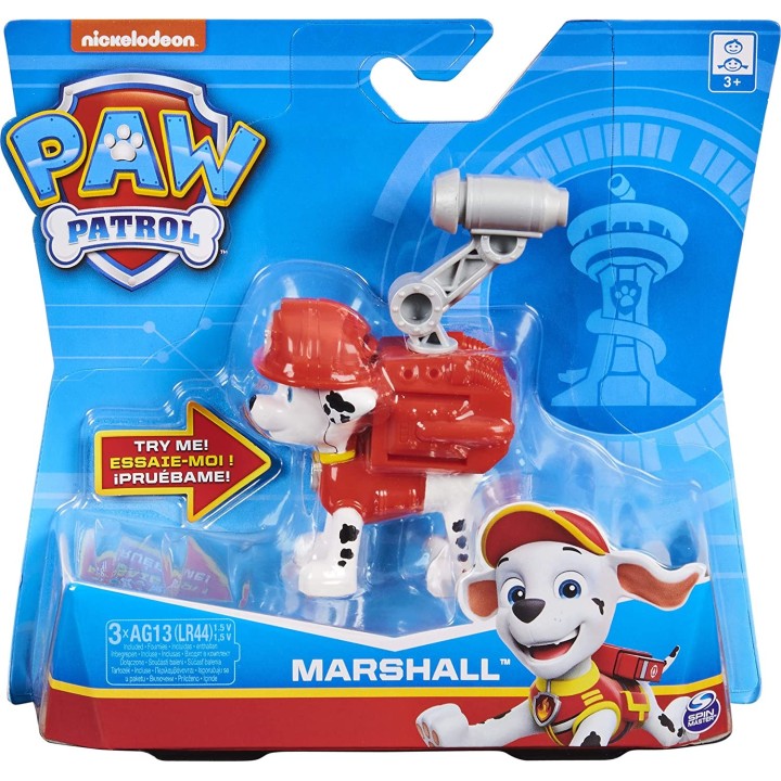 PAW PATROL FIGURA Y PLACA ACTION PACK | Figura Acción | Coleccionable