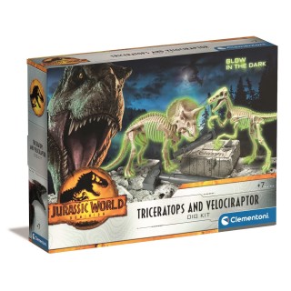ARQUEOJUGANDO TRICERATOPS AND VELOCIRAPTOR JURASSIC WORLD 3 | Manualidades | Set Construcción