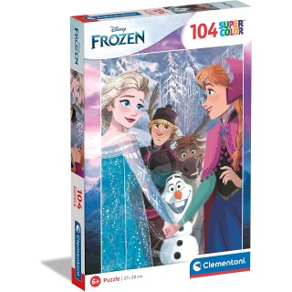 PUZZLE 104 PZAS FROZEN SUPER COLOR | Puzzle Lógica | Coleccionable