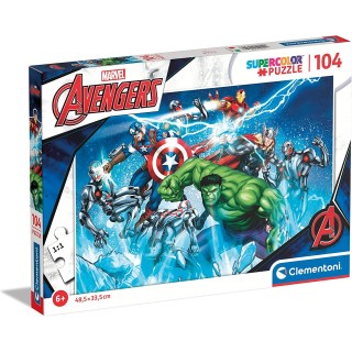 PUZZLE 104 PZAS VENGADORES SUPER COLOR | Puzzle Lógica | Coleccionable