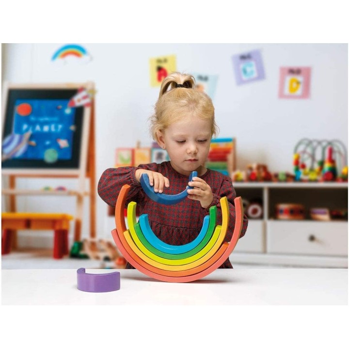RAINBOW, ARCOIRIS WALDORF | Set Construcción | Juguete Bebé