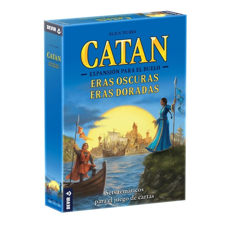 CATAN DUELO: ERAS OSCURAS, ERAS DORADAS | Expansión Juego de Mesa | Juego de Mesa Estrategia