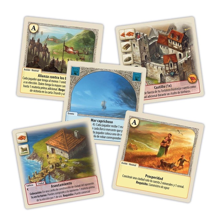 CATAN DUELO: ERAS OSCURAS, ERAS DORADAS | Expansión Juego de Mesa | Juego de Mesa Estrategia