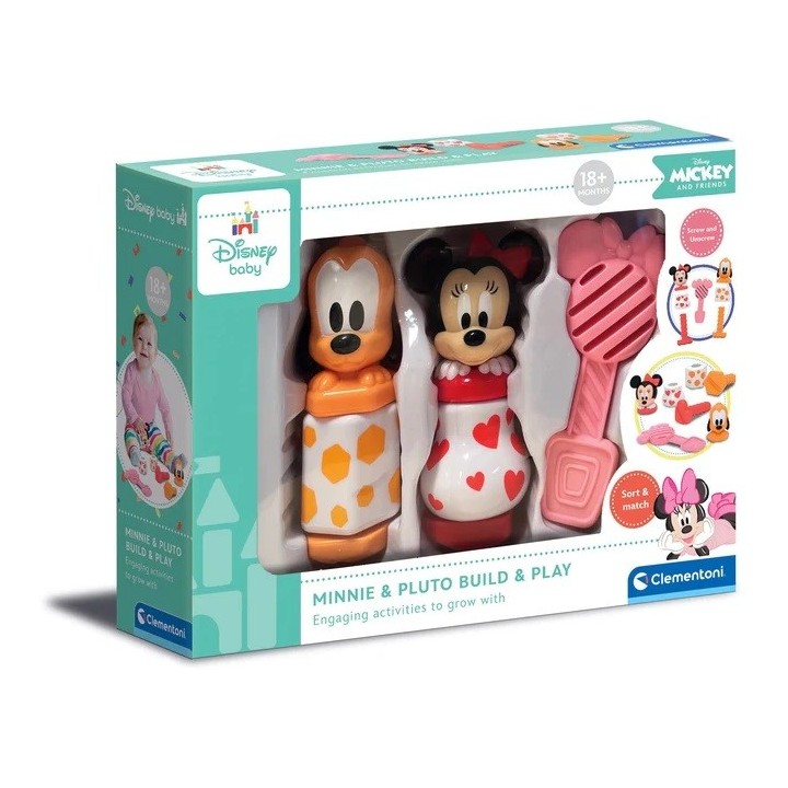 MINNIE & PLUTO BUILD & PLAY | Set Construcción | Juguete Bebé