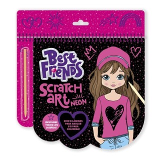 LUDUM BEST FRIENDS SCRATCH ART NEON | Manualidades | Coleccionable