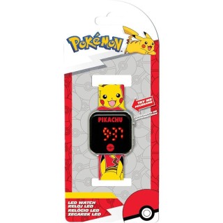 Reloj Led Pokemon Pikachu Rojo | Accesorio Juego de Mesa | Comprar Online