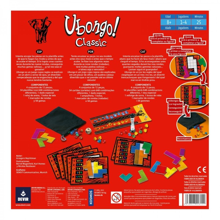 Ubongo | Puzzle Lógica | Juego de Habilidad