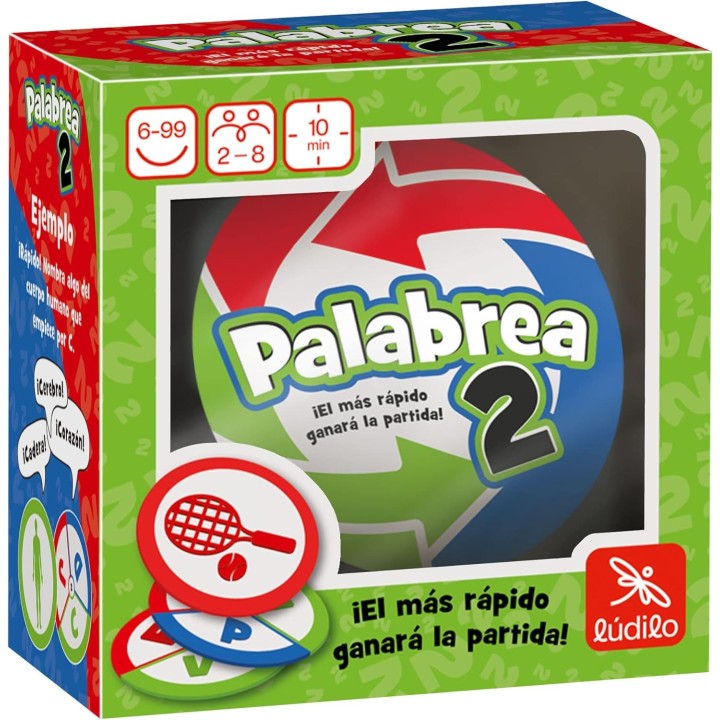 Palabrea 2 | Juego de Palabras | Juego de Cartas Familiar
