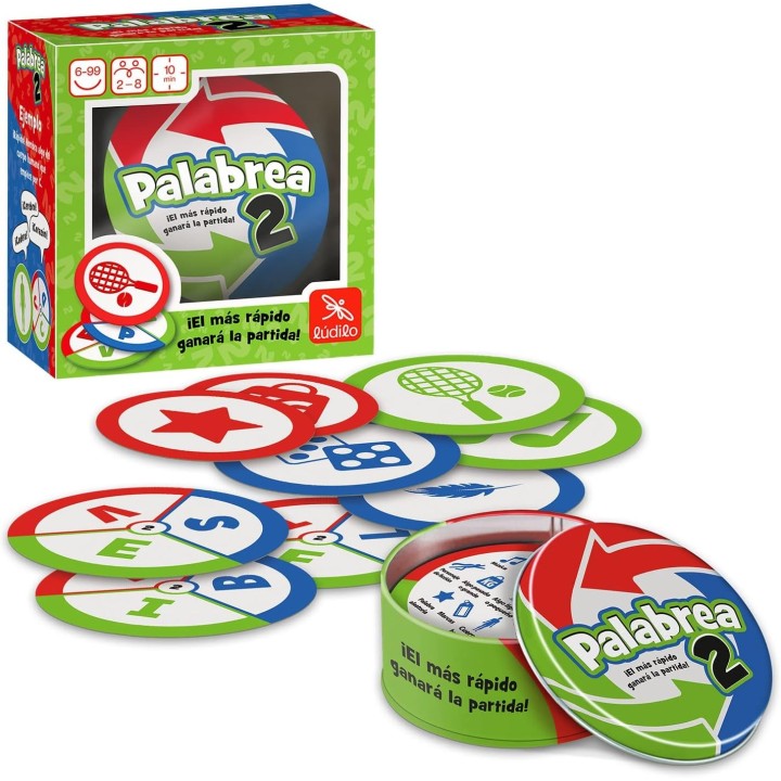 Palabrea 2 | Juego de Palabras | Juego de Cartas Familiar
