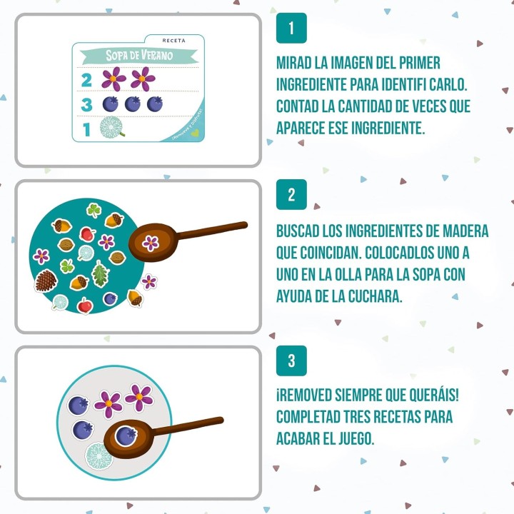 Sopa de Bellotas | Puzzle Lógica | Juego de Viaje