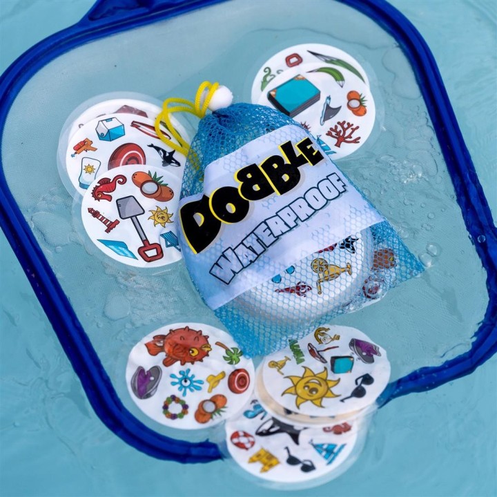 Dobble Impermeable | Juego de Cartas Familiar | Juego de Viaje