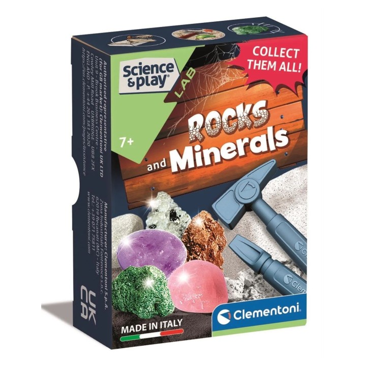 Display 14 Mini Kits Rocas y Minerales | Manualidades | Coleccionable